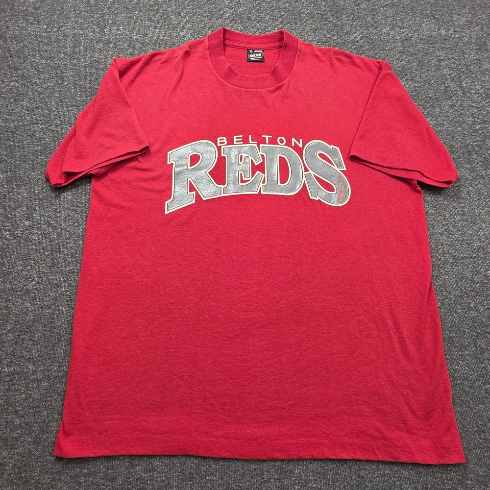 Vintage Fruit of The Loom T Shirt Adult XLarge Red Short Sleeve Made In Usa